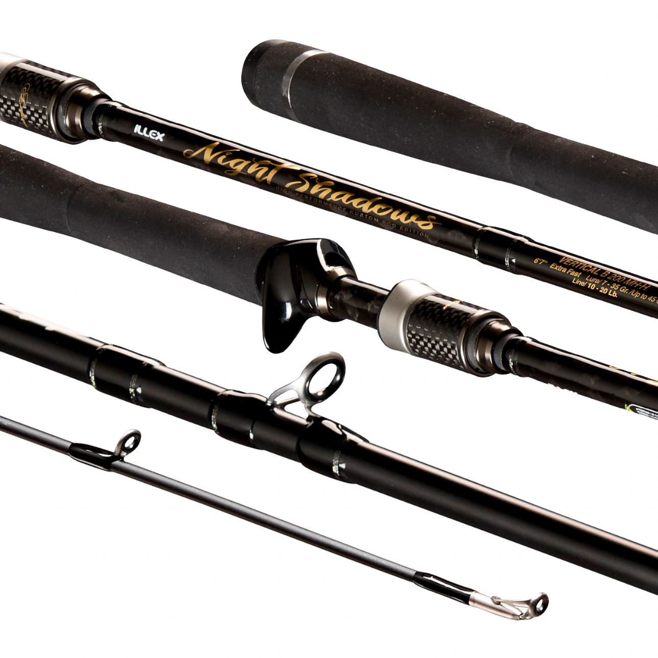 Illex Ashura Night Shadow B 200 MH-M Vertical 14-45g